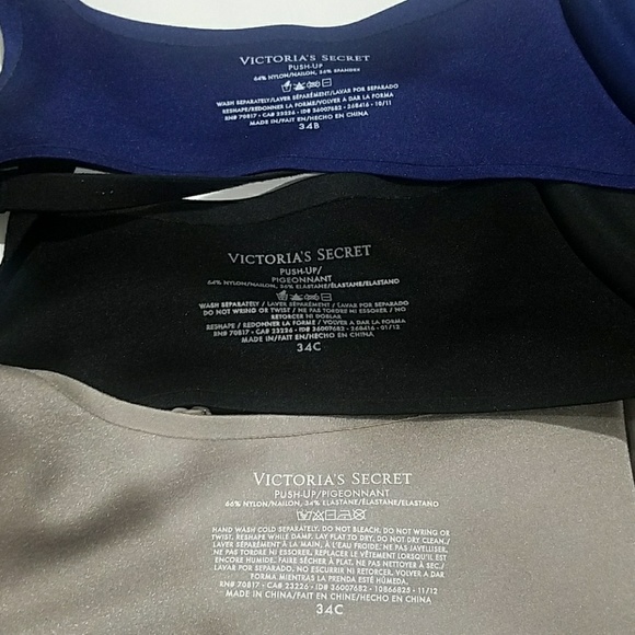 Victoria's Secret Halter Bras, set of 3 - used - Picture 3 of 3